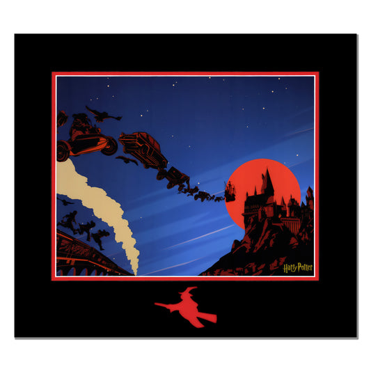 'Journey to Hogwarts' Limited Edition Matted Lithograph Print