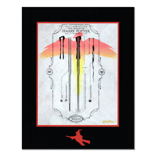 'Harry Potter: Wands' Limited Edition Matted Lithograph Print