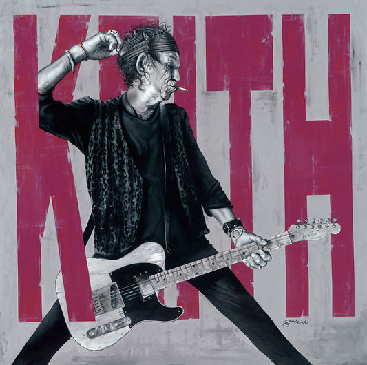 'Keith' Limited Edition Fine Art Print by Artist John Douglas