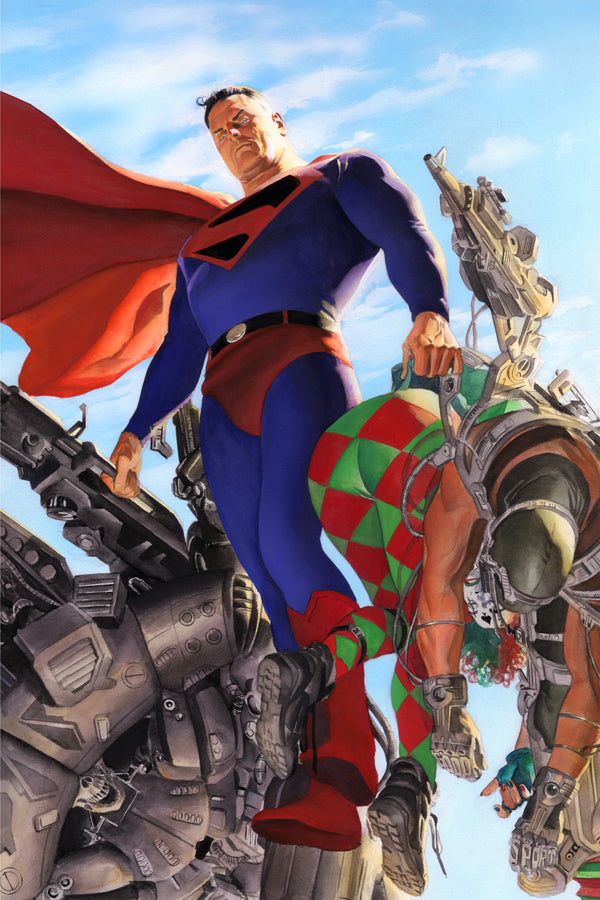 'Kingdom Come : Superman' Limited Edition Fine Art Giclée Print on Paper by Artist Alex Ross