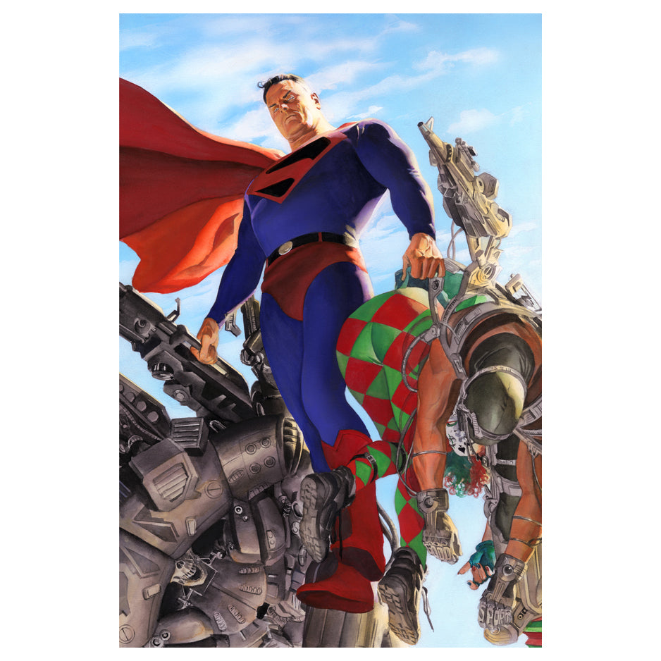 'Kingdom Come : Superman' Limited Edition Fine Art Giclée Print on Paper by Artist Alex Ross