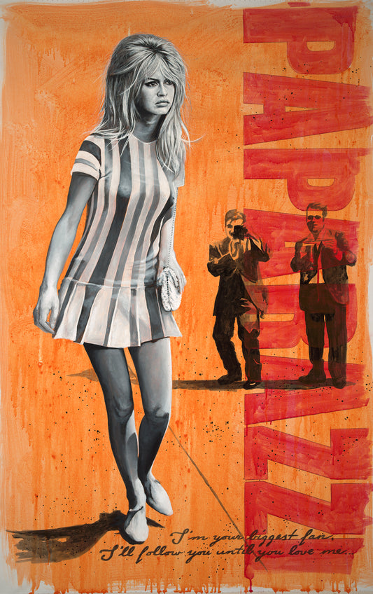 'Paparazzi' Limited Edition Fine Art Print by Artist John Douglas