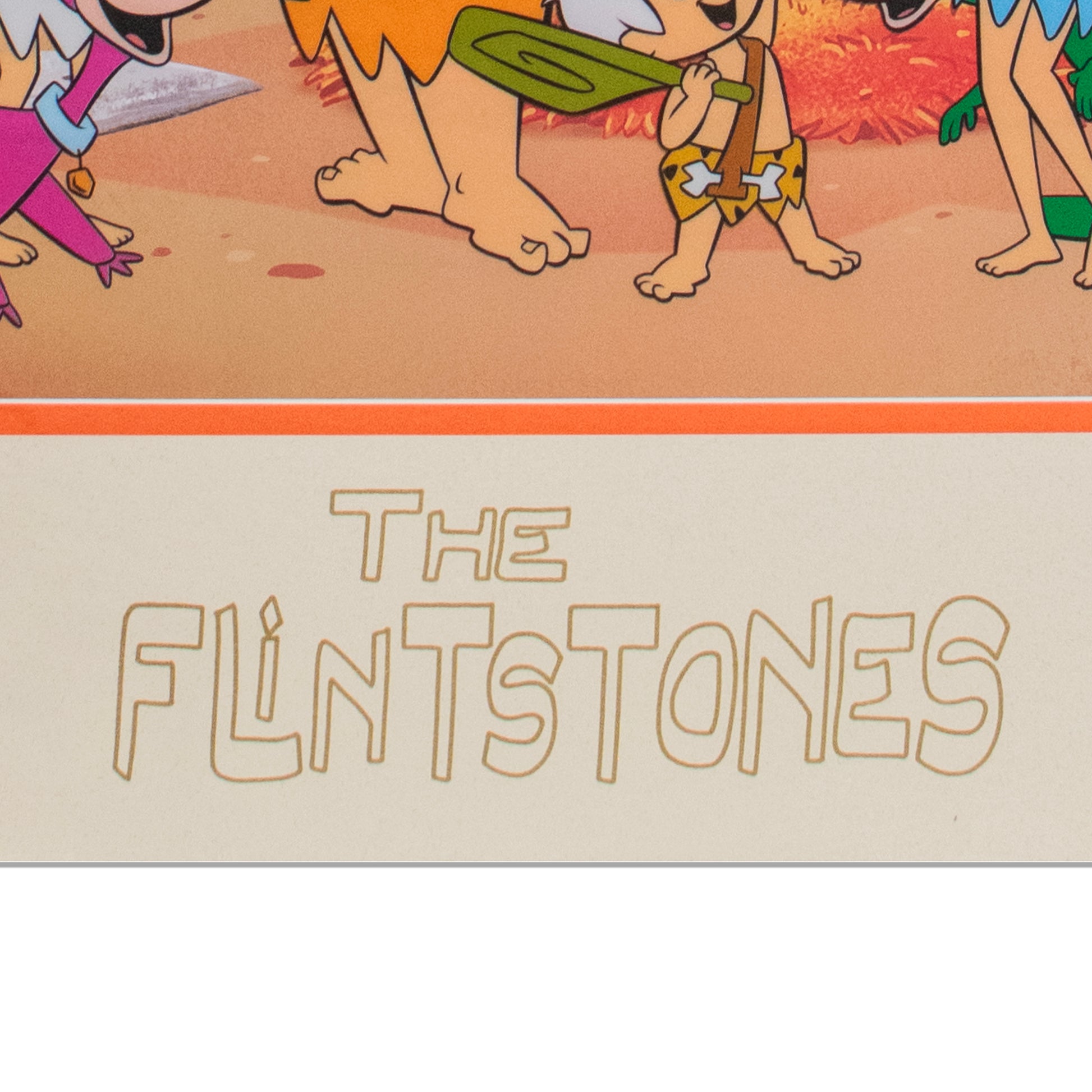 The Flintstones LithoCel Title Print Bob Singer