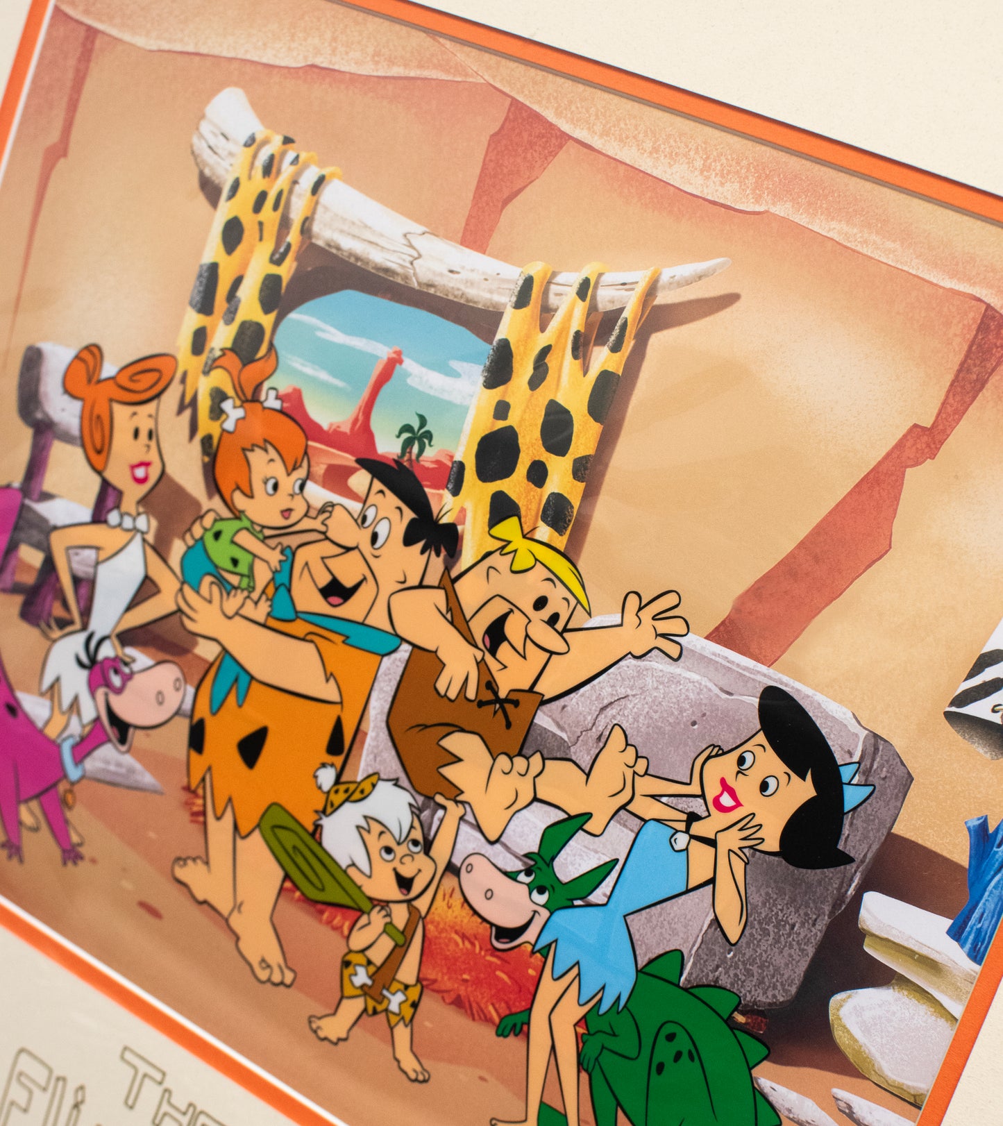 The Flintstones LithoCel Closeup Bob Singer