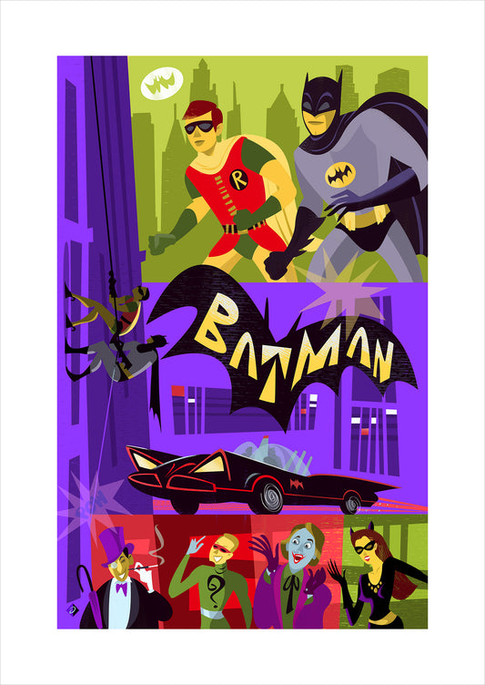 'Batman' Limited Edition Fine Art Print by Artist Alan Bodner