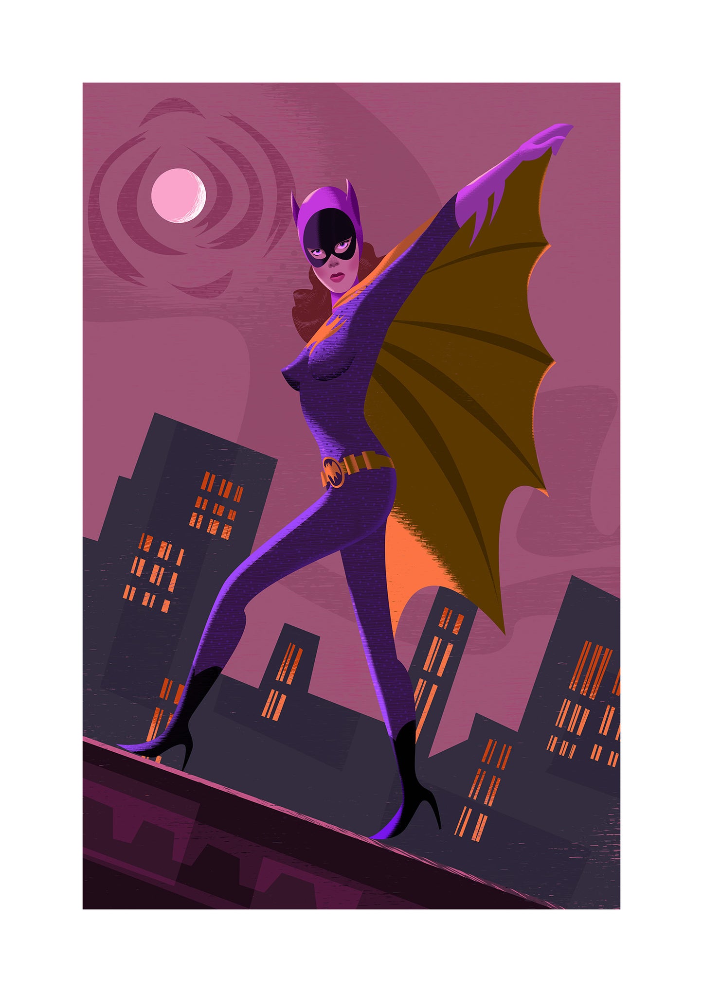 'Batgirl Returns' Limited Edition Fine Art Print by Artist Alan Bodner