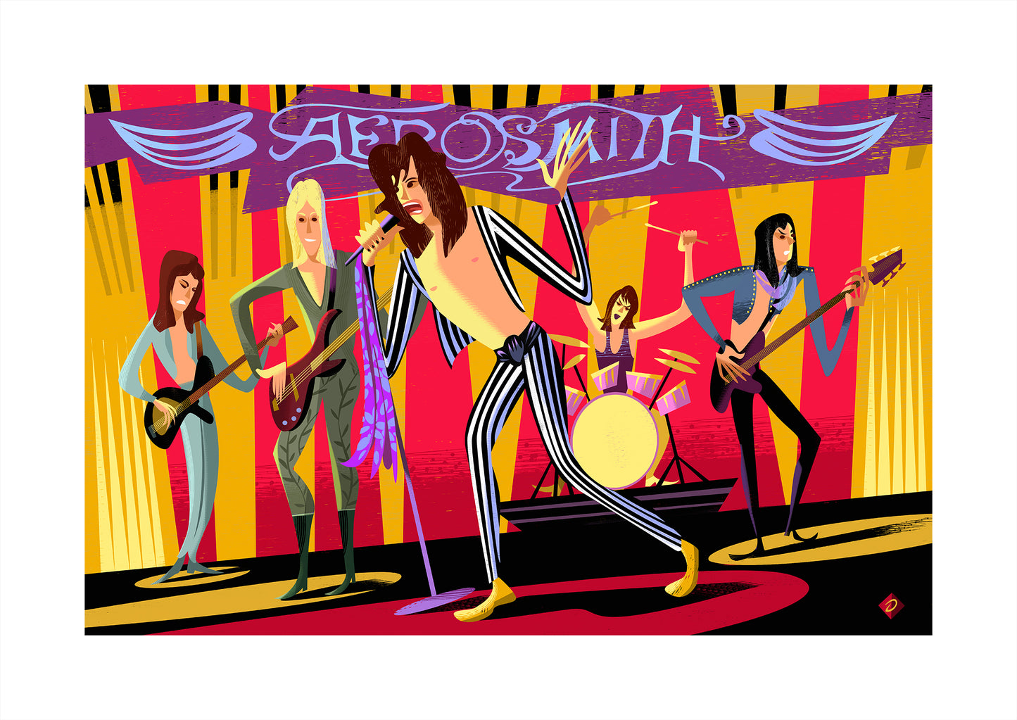 'Aerosmith' Limited Edition Fine Art Print by Artist Alan Bodner