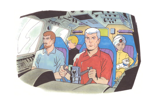 'Jonny Quest Flight' Limited Edition Fine Art Print by Artist Bob Singer