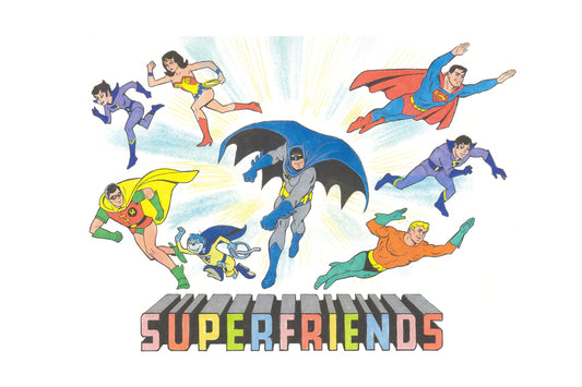 'Superfriends' Limited Edition Fine Art Print by Artist Bob Singer