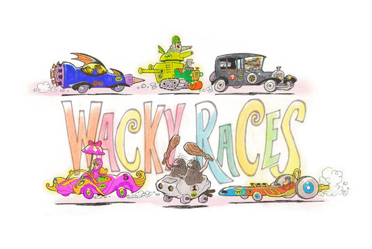 'Wacky Races' Limited Edition Fine Art Print by Artist Bob Singer