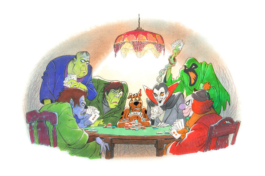 'Monster Poker' Limited Edition Fine Art Print by Artist Bob Singer