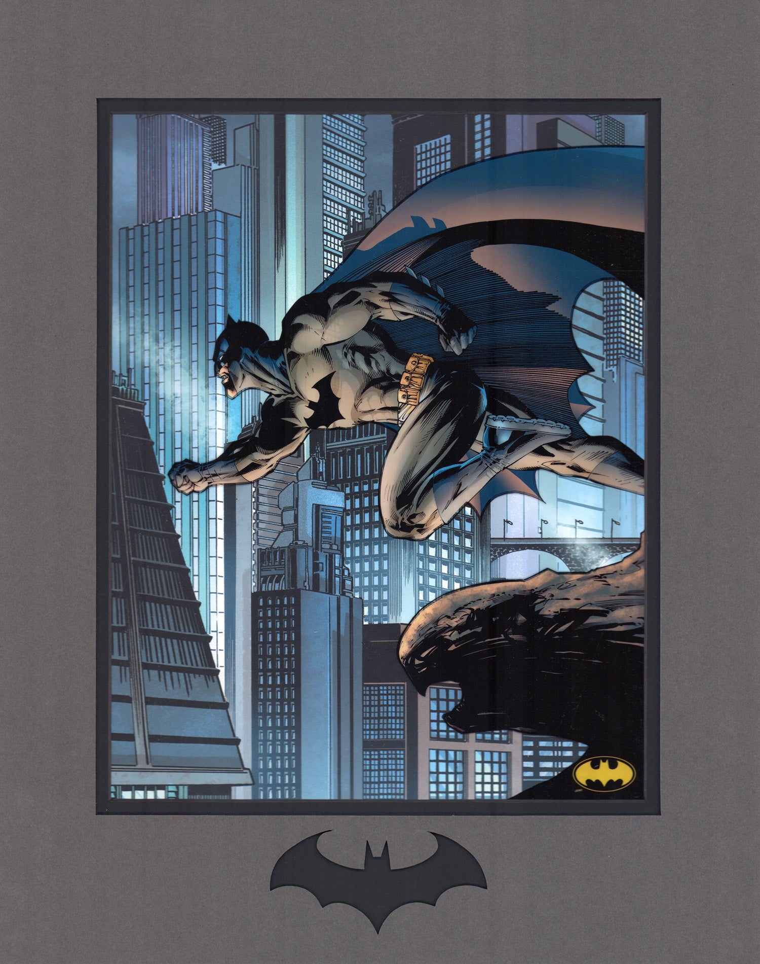 'Batman Gotham Avenger' Limited Edition Matted Lithograph Print